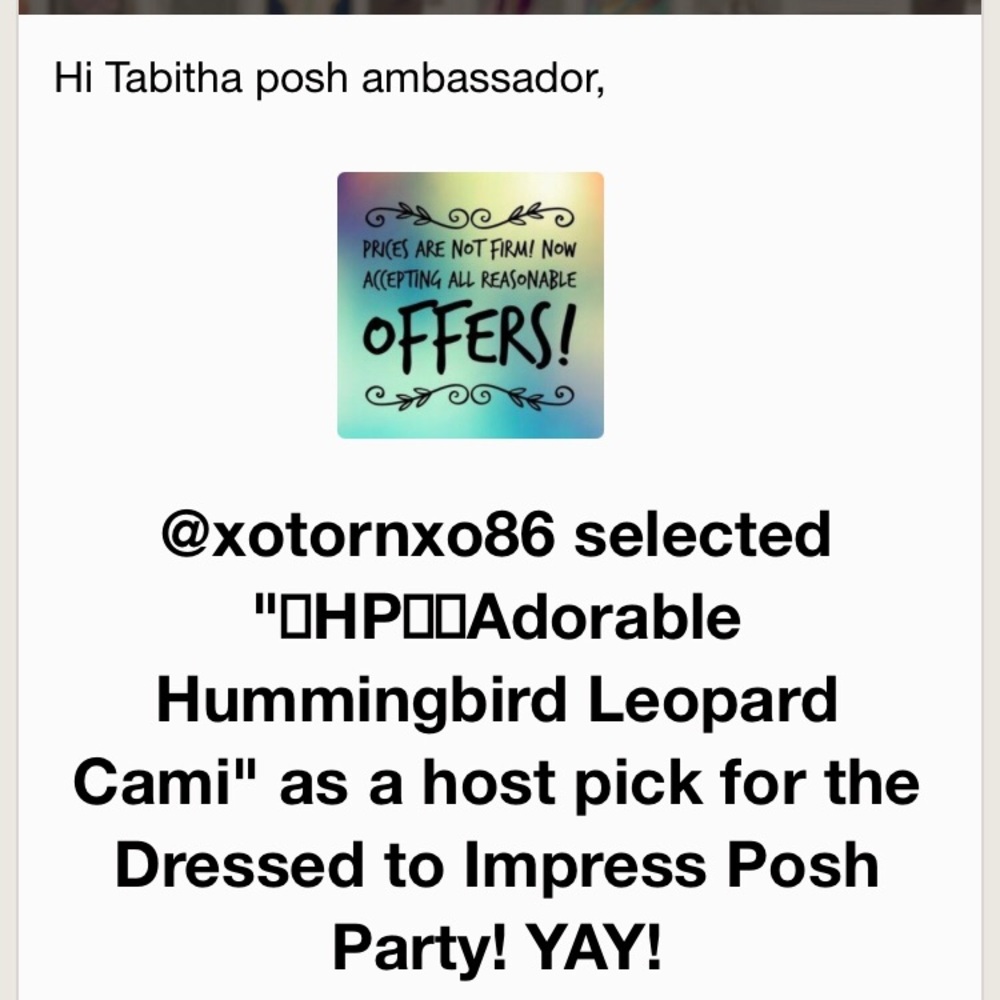 NWT- Adorable Hummingbird Leopard Cami - Picture 4 of 4